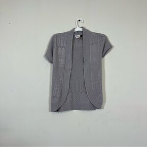 John and Anna cardigan sweater grey medium